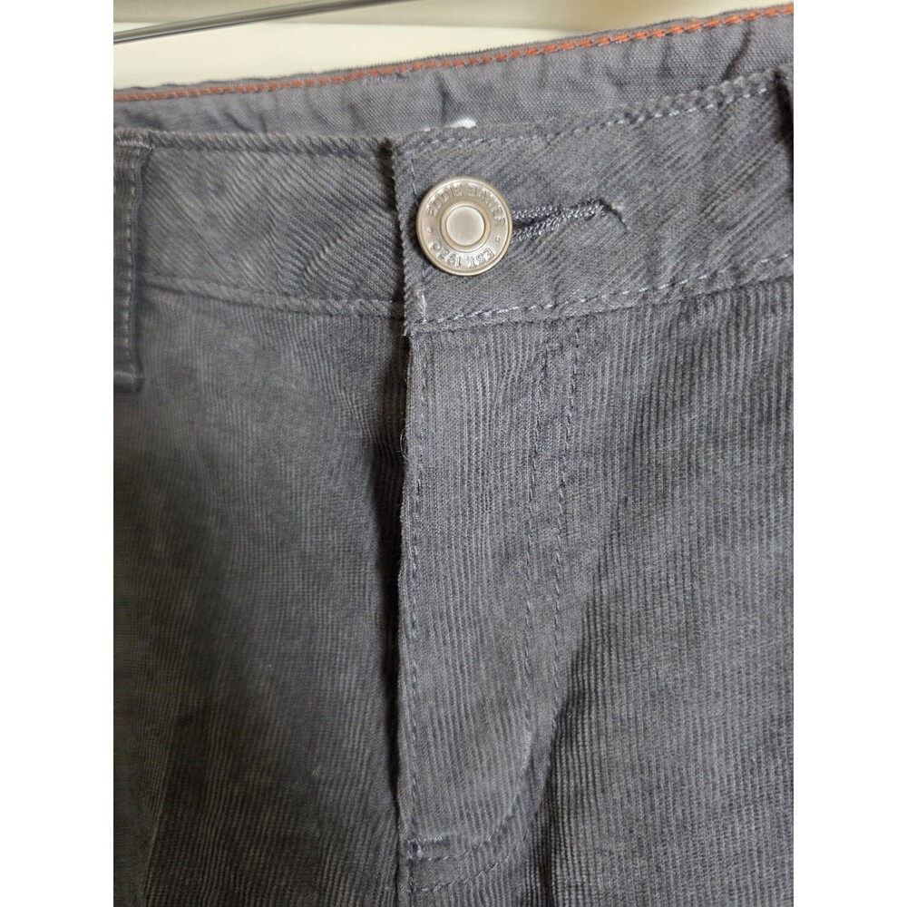Eddie Bauer Womens Grey Corduroy Pants Boyfriend Slim T 30x30 - Picture 2 of 12